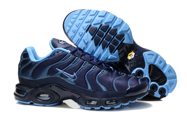 New Men'S Nike Air Max Tn Black/ Dodgerblue